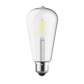 1904011  Value Classic LED ST64 24V DC LOW VOLTAGE 4W Warm White 2700K, 470lm, Clear Finish
